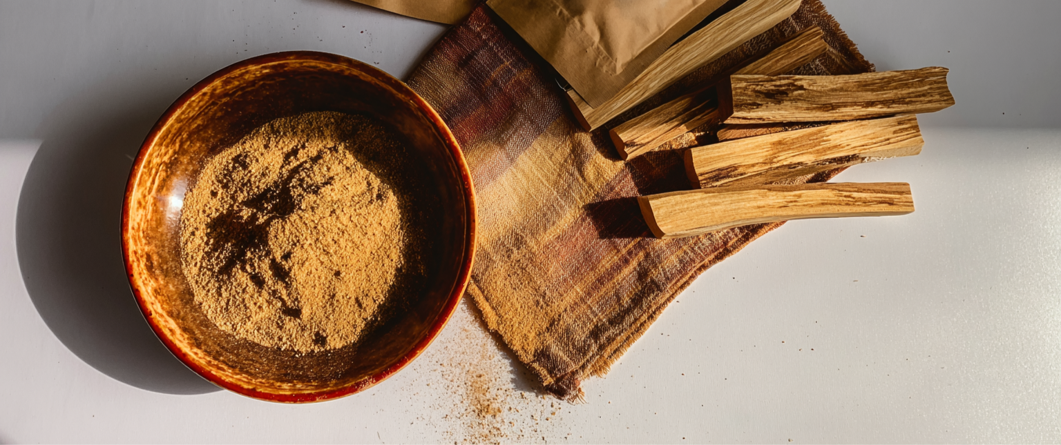 Ethically sourced Palo Santo wood chips wholesale for incense blends and aromatic products.