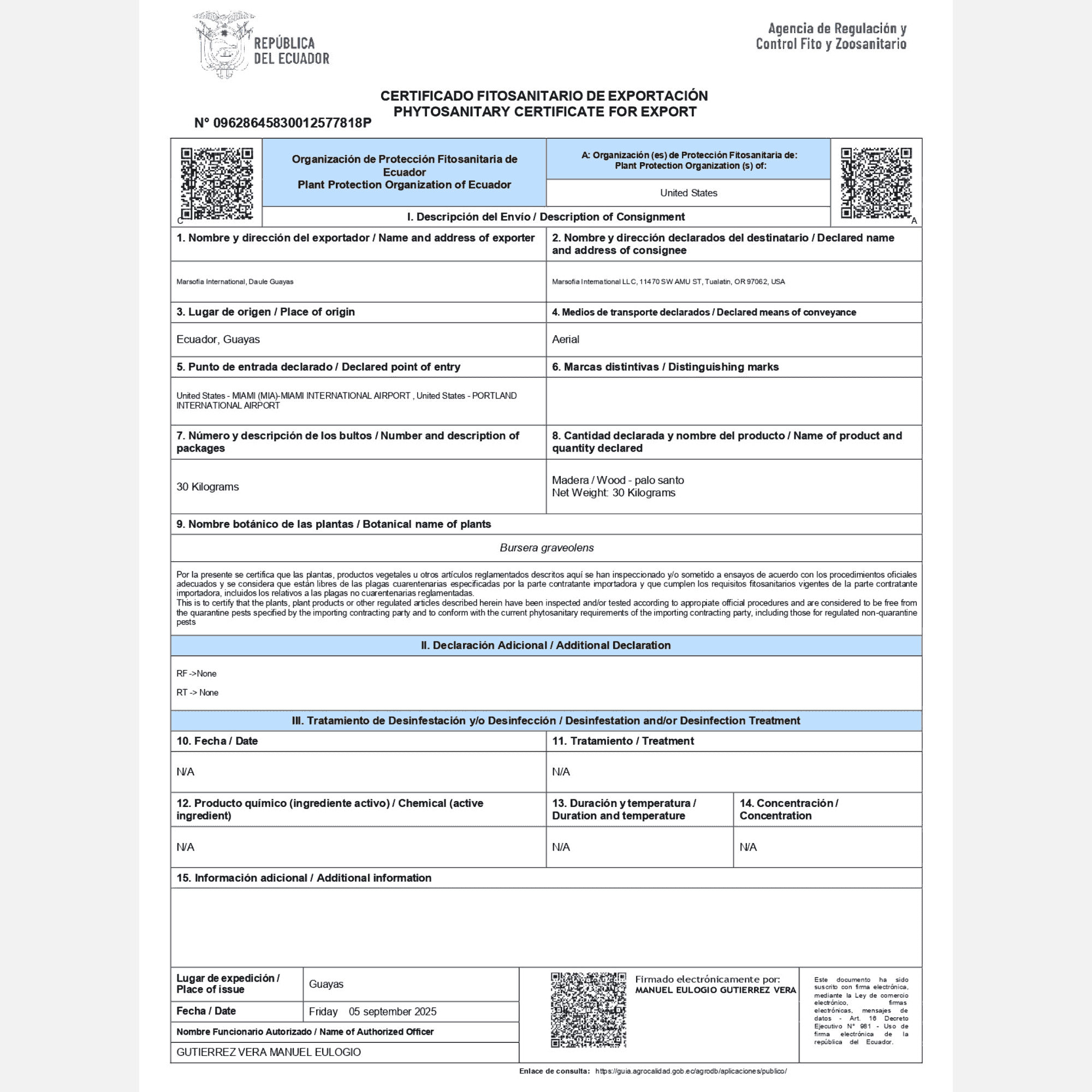 Palo Santo Powder - 5kg (11 lbs) Bulk Pack